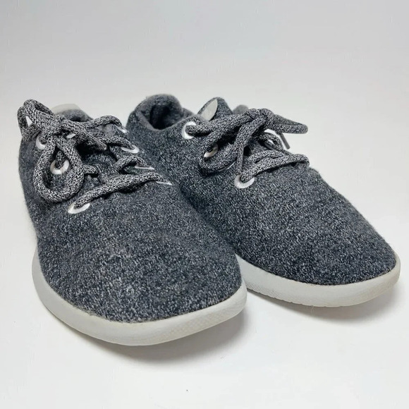 Allbirds Grey Wool Low Top  Runner Shoes - Picture 2 of 11
